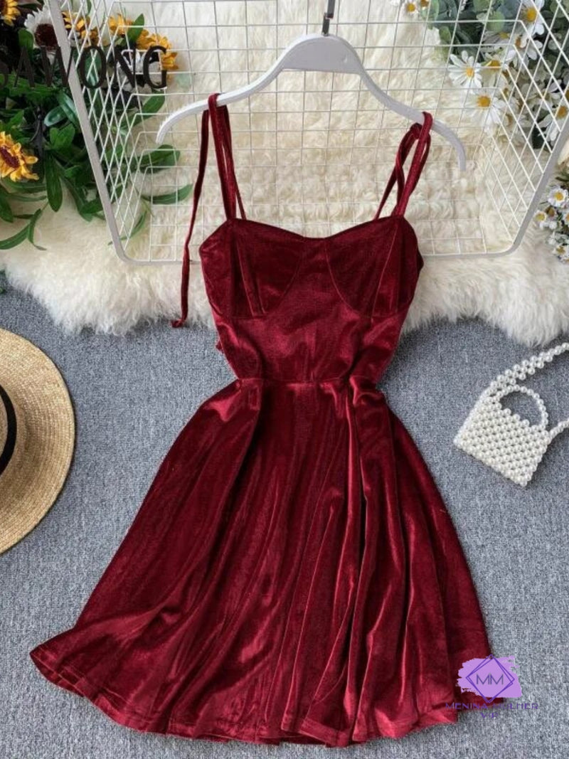 Vestido Vintage Veludo