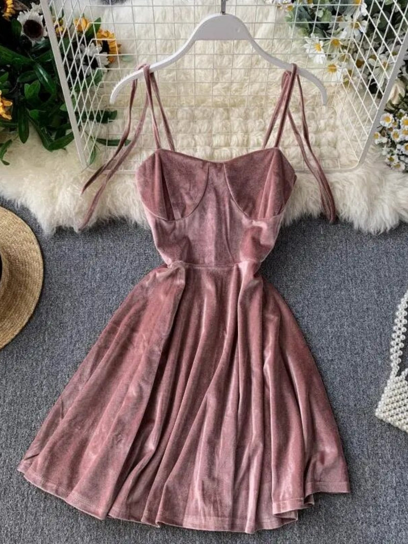 Vestido Vintage Veludo