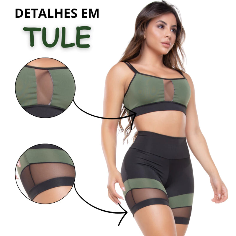 Conjunto Top e Short Verônica